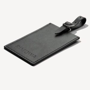 NEW Rimowa Black Leather Luggage Tag - $80